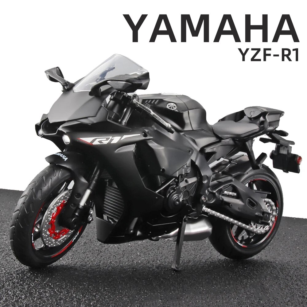 1:12 Schaal Motorfiets Model Die Gegoten Metaal Met Plastic Onderdelen Motorfiets 2020 Yamaha YZF-R6
