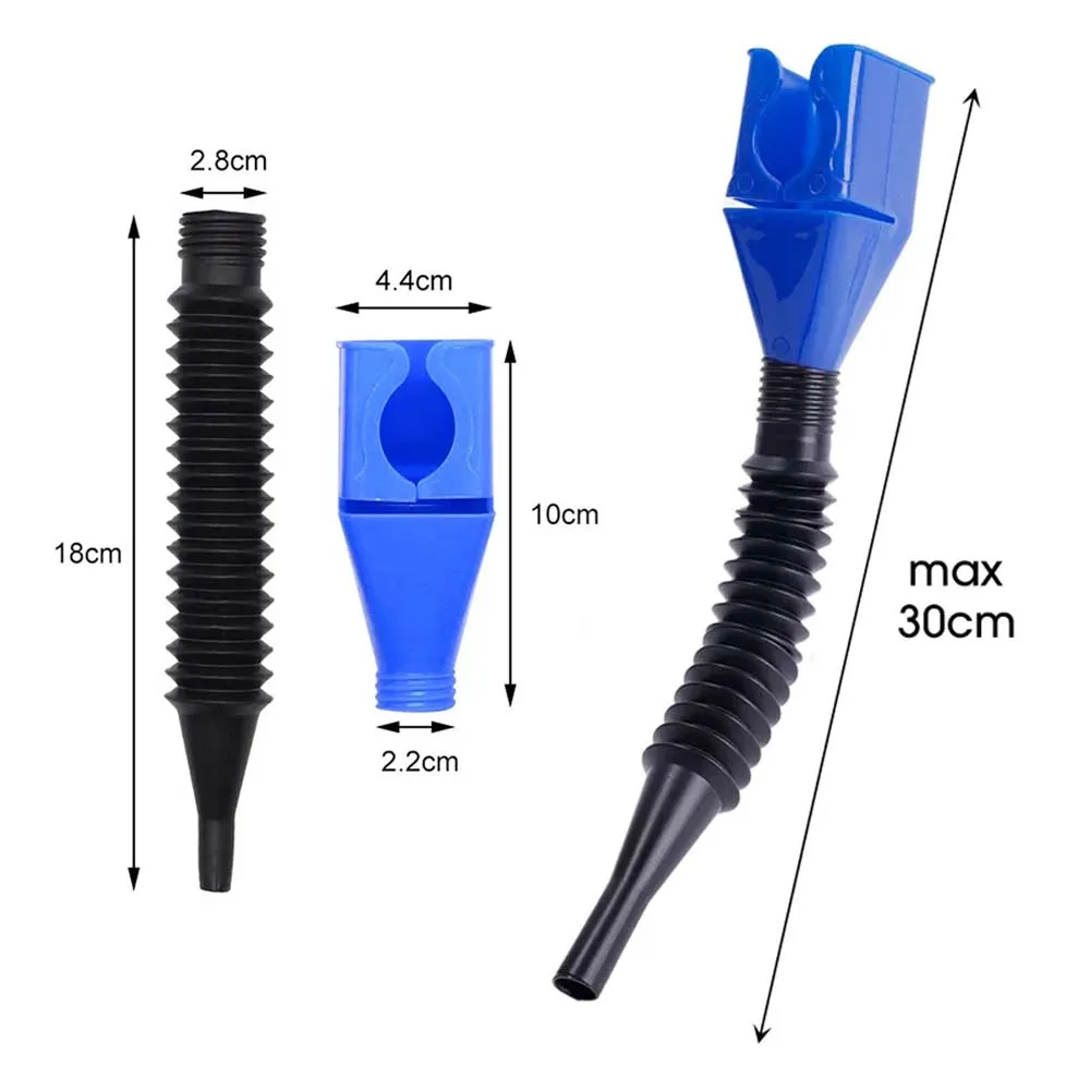 1/3Pcs Motorrad Tanken Trichter Teleskop Auto Motor Öl Benzin Filter Transfer Faltbare Kunststoff Trichter Auto Zubehör