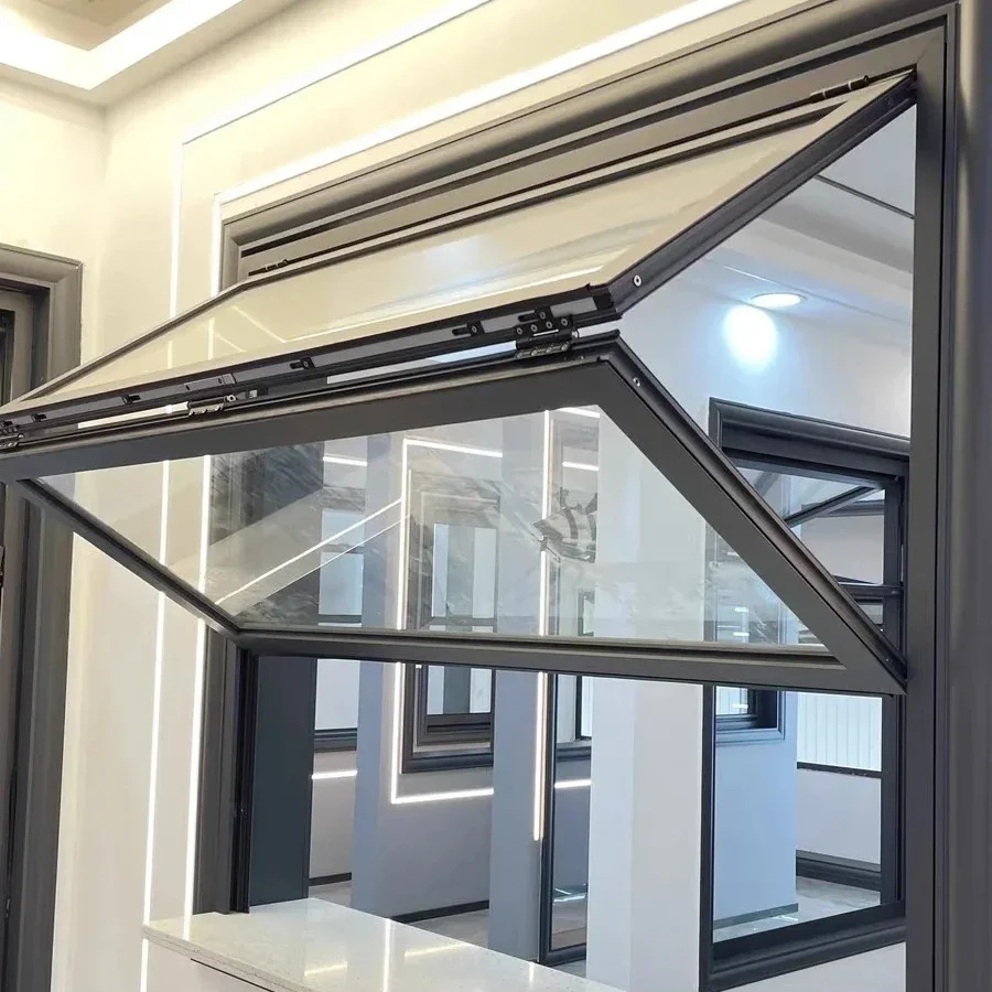 Double Glazed Windows Folding Window Aluminum Sliding Window Custom Window for House Folding Folding Window Custom