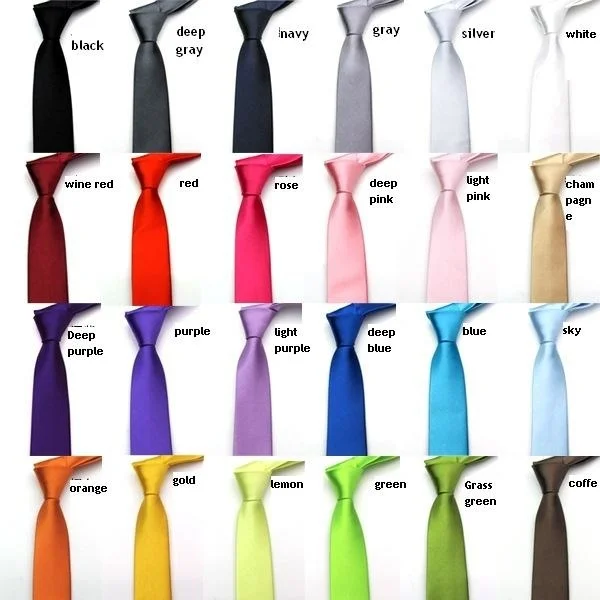 Corbata roja ajustada con punta de flecha informal estrecha, corbata negra delgada para hombre de 5cm, accesorios sencillos para fiesta, corbatas formales a la moda