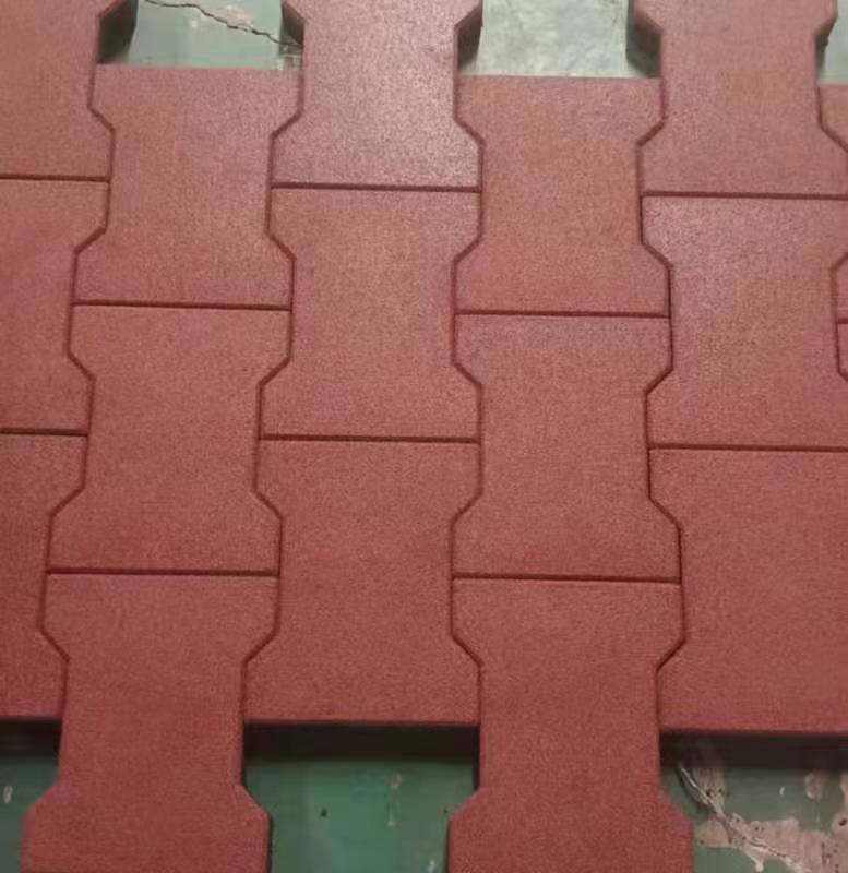 Pavers de borracha ao ar livre
