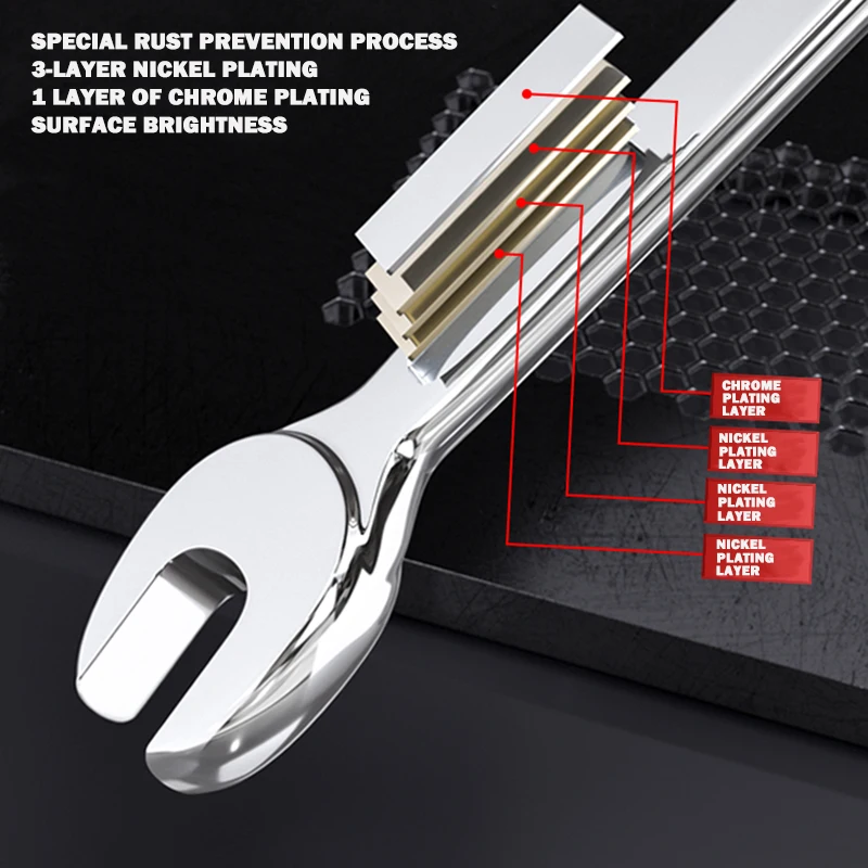 5.5-55mm Double Open End Wrench Hand Tools Combination Wrench Set Hex Spanner Wrench For Hex Nuts Car Repairing tool