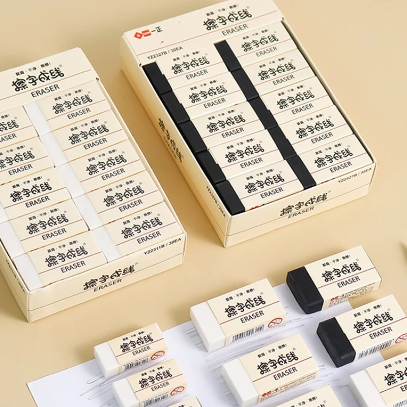 Professional drawing PVC Soft adhesive eraser black and white No damage to paper clean no marks linear debris easy to clean