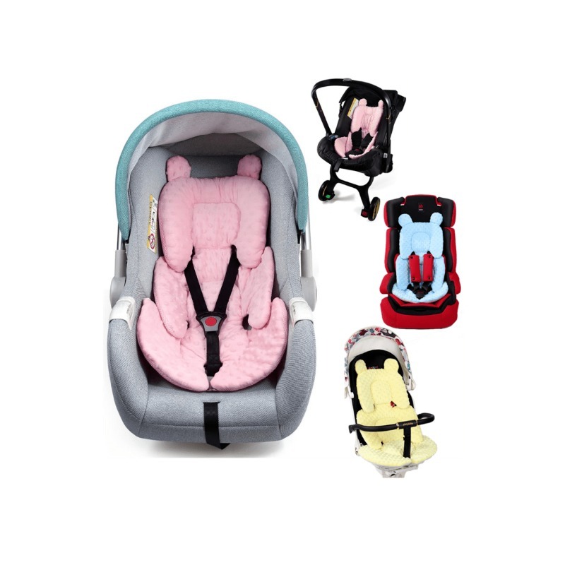 3in1 omkeerbare autostoel hoofd lichaamsondersteuning pasgeboren babyzitje zacht ademend baby-autostoel kussen kussen jongens meisjes fit