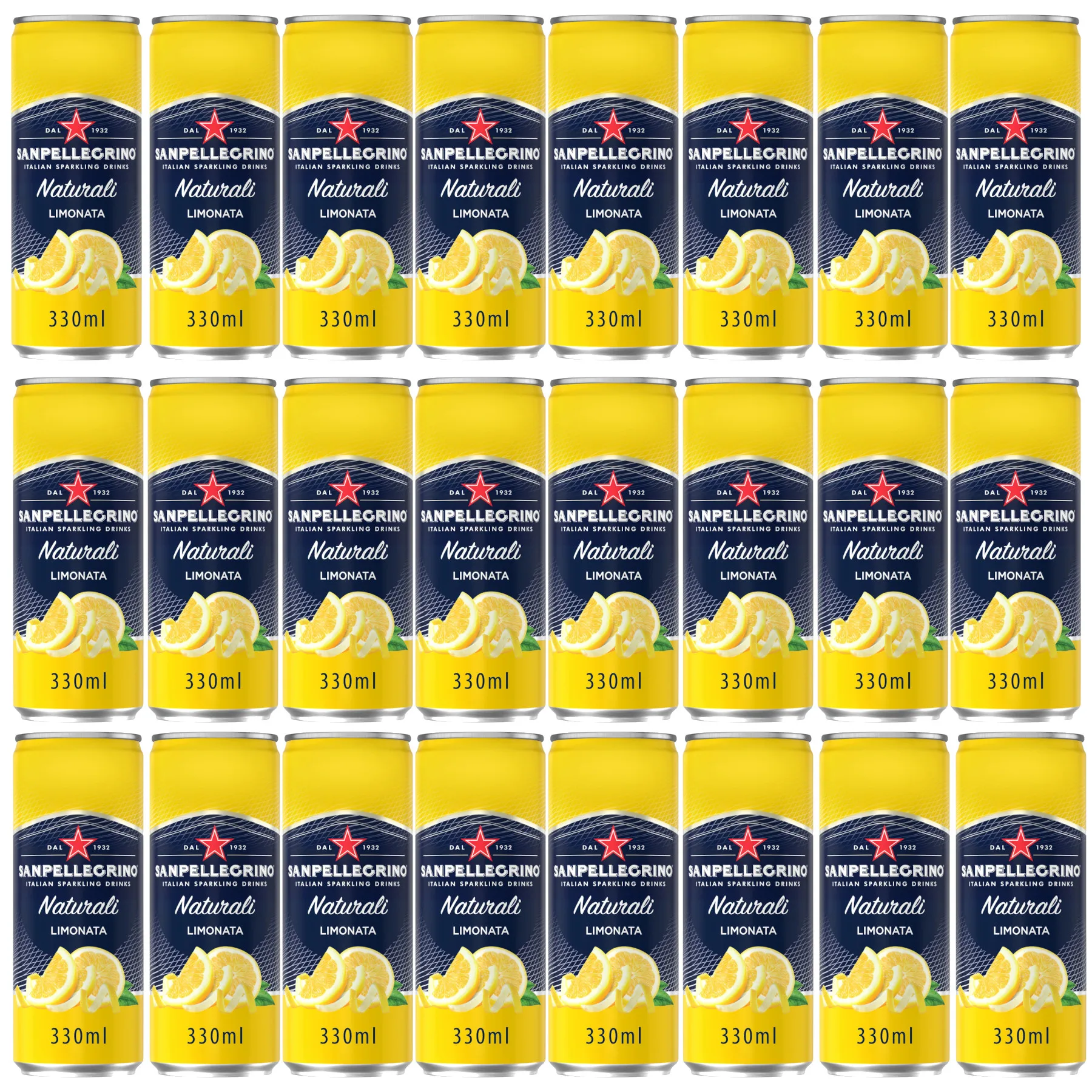 24x Napój gazowany SAN PELLEGRINO Limonata 330 ml