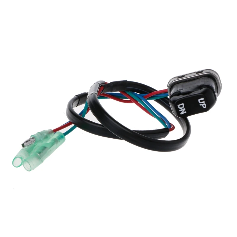 Interruptor de inclinación embellecedor para yamaha, montaje de botón para fueraborda, mando a distancia, interruptor de motocicleta, motores de barco, fueraborda