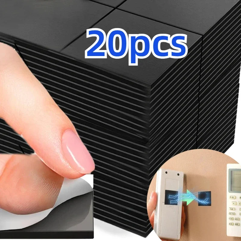 20 hojas magnéticas cuadradas, imanes autoadhesivos, hoja magnética suave para el hogar y la Oficina, pegatinas flexibles, decoración artesanal para nevera