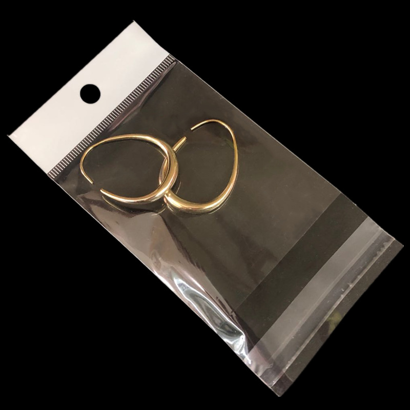100 stks Plastic OPP Zelfsluitende Transparante Zakken Cellofhaan Verpakking voor DIY Sieraden Display Retail Verpakking Zakken Gift Zakjes