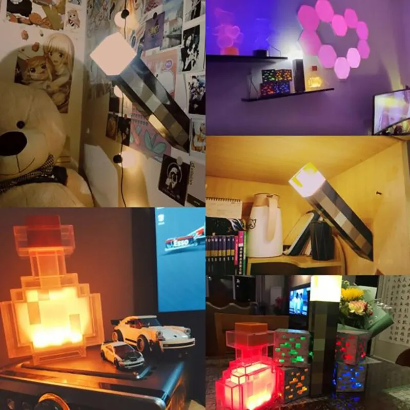 Taschenlampen Taschenlampe LED Nachtlicht USB wiederaufladbar Schlafzimmer und Wohnzimmer dekoratives Licht mit Schnalle Kindergeschenk