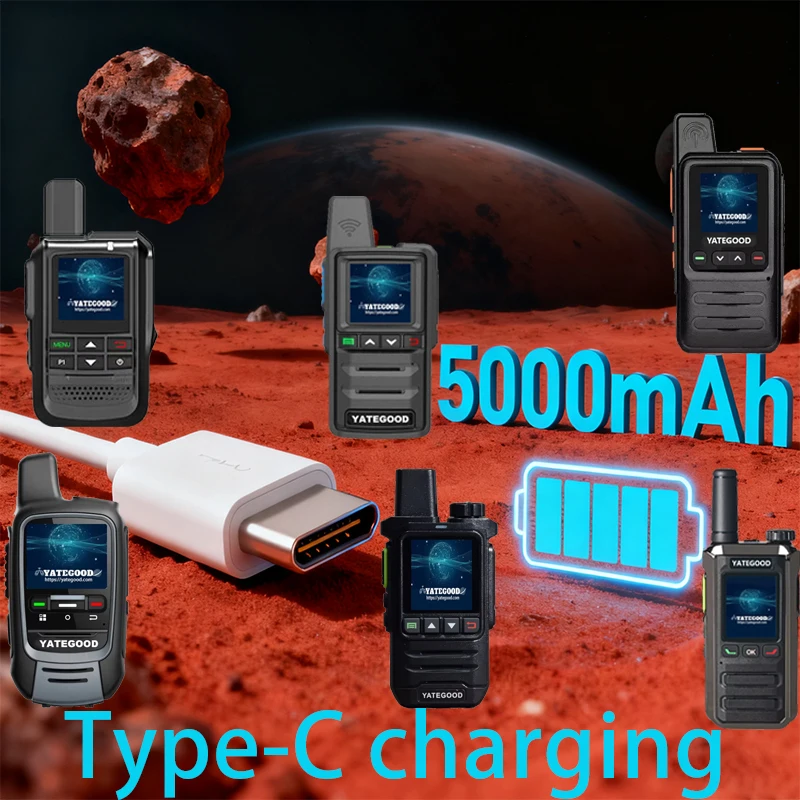 YATEGOOD G300 POC Walkie Talkie No distance limit Intercom Long standby Portable More than 5000KM 4G 5G