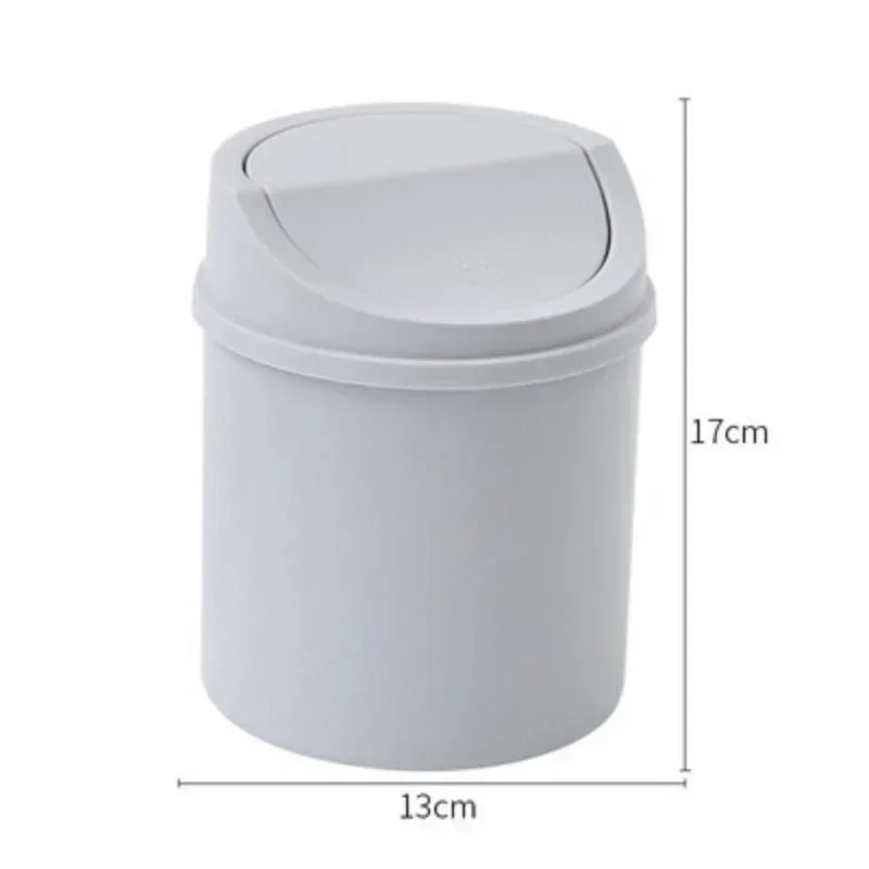 Mini-Desktop-Behälter, kleiner Mülleimer, Rohr mit Abdeckung, Schlafzimmer-Mülleimer, Mülleimer, Reinigen, Arbeitsplatz, Aufbewahrungsbox, Heimschreibtisch