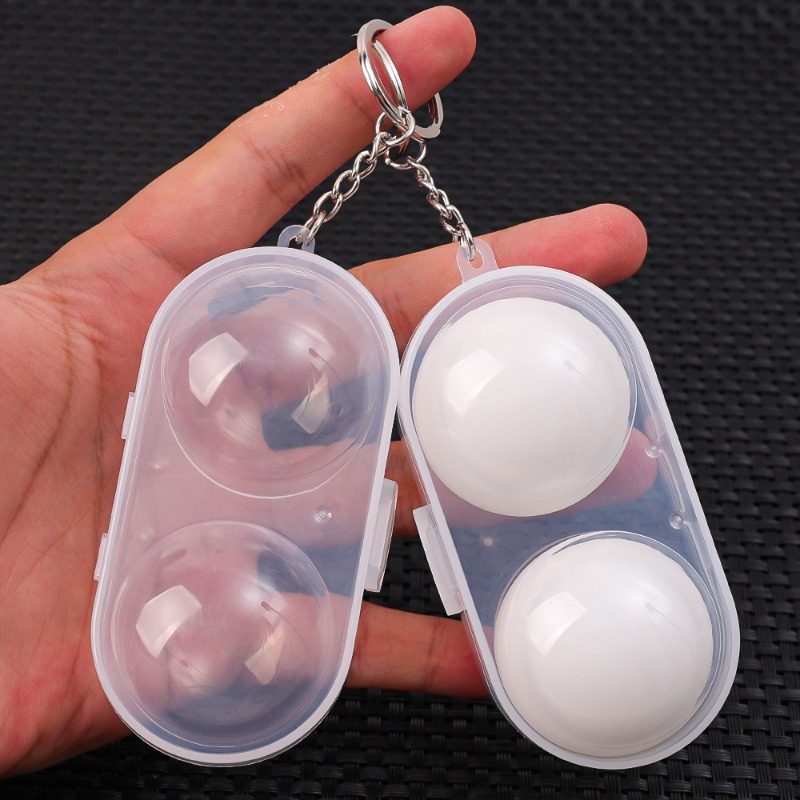 ลูกปิงปองคอนเทนเนอร์กล่อง Hard พลาสติก Ping Pong Ball กล่องเก็บพวงกุญแจตารางเทนนิสอุปกรณ์เสริมของขวัญ