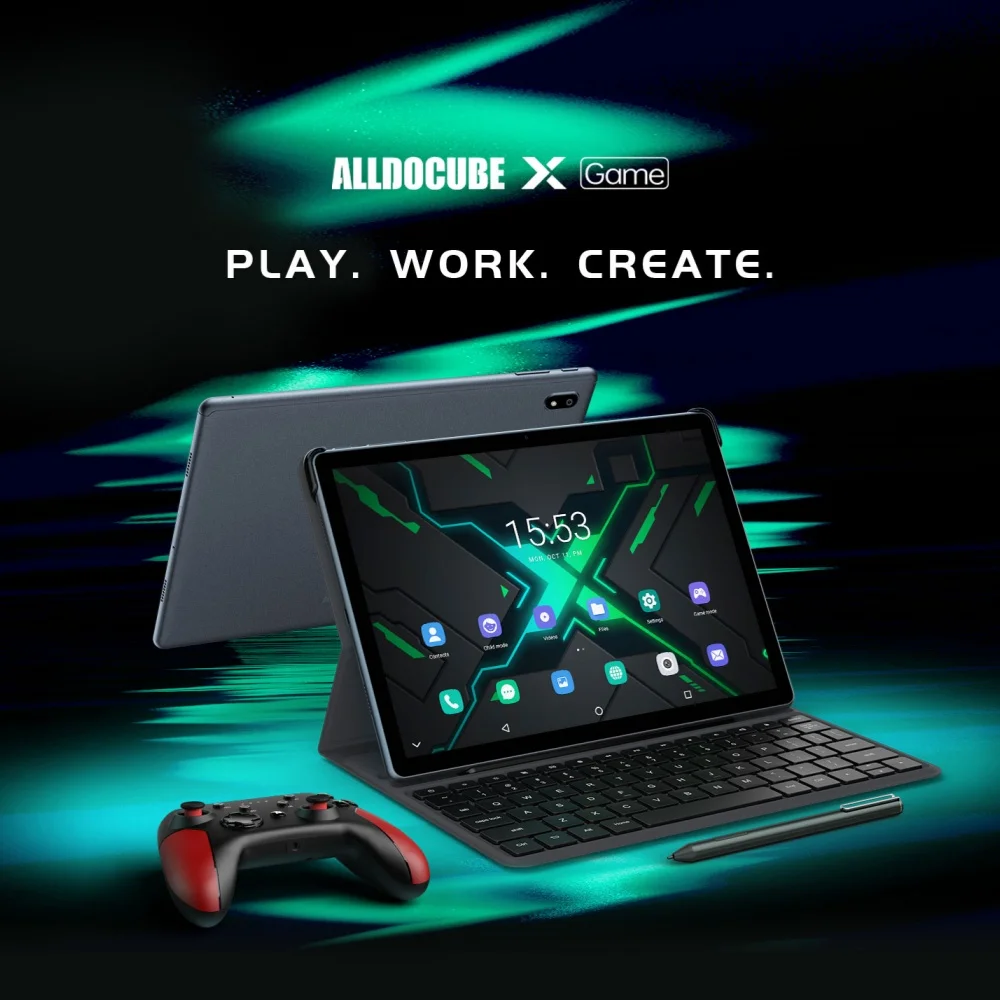 Alldocube x Game 10.5 "เกมแท็บเล็ต IMG PowerVR GM9946แบตเตอรี่ขนาดใหญ่7500mAh 8GB + 128GB ไจโร6แกนความแม่นยำสูง
