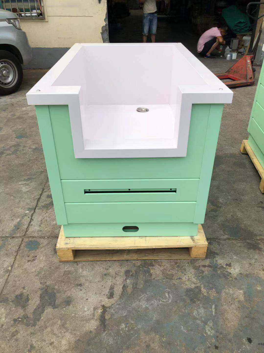 Dog pet washing station bathtub plastic grooming bath spa