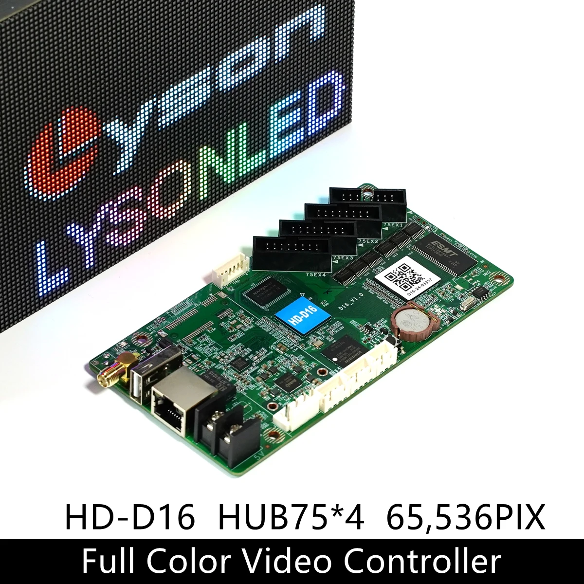Miễn Phí Vận Chuyển Huidu HD-D16 WIFI Không Dây Điều Khiển Ban Cho Đầy Đủ Màu Sắc Biểu Ngữ Màn Hình