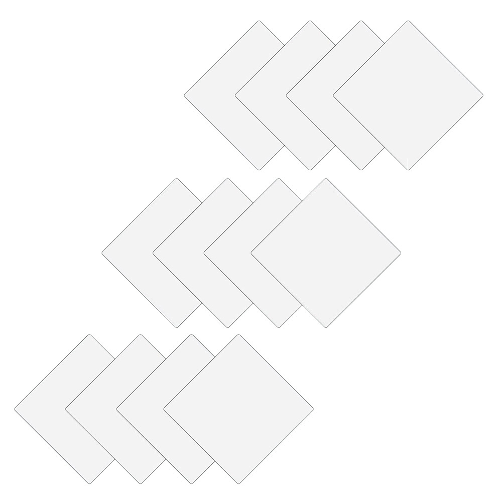 12Pcs Non-Slip Rug Corner Grippers Thin Square Carpet Pads for Area Rugs Indoors Outdoors Anti Curling Rug Stoppers