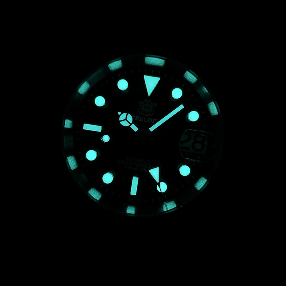 STEELDIVE oficial GMT SD1992 relojes de moda bisel de acero 4 punteros movimiento NH34 superluminoso buceo 300M reloj impermeable