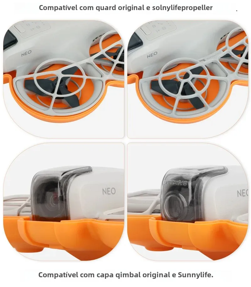 Para dji neo caso de transporte protetor borboleta caixa de armazenamento à prova de gota portátil saco à prova de poeira para dji neo drone acessórios