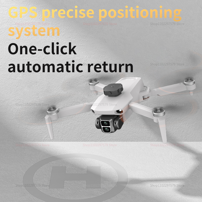 Drone à double caméra L106 8K HD, moteur sans balais 5G FPV, évitement d'obstacles, télécommande avec écran pour cadeaux de photographie aérienne