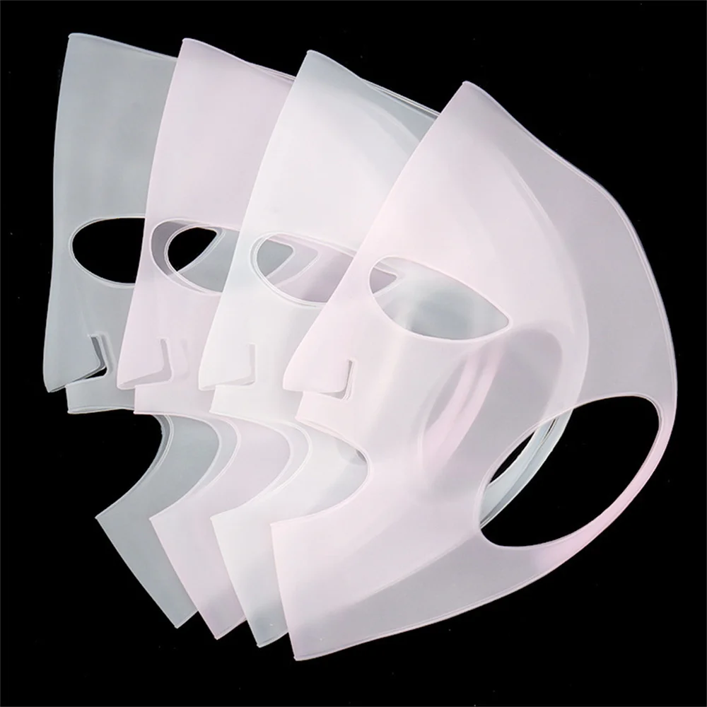 3D Siliconen Gezichtsmasker Vrouwen Huidverzorging Hydraterende Lifting Verstevigende Anti Rimpel Herbruikbare Gel Vel Masker Gezichtsverzorging Tool
