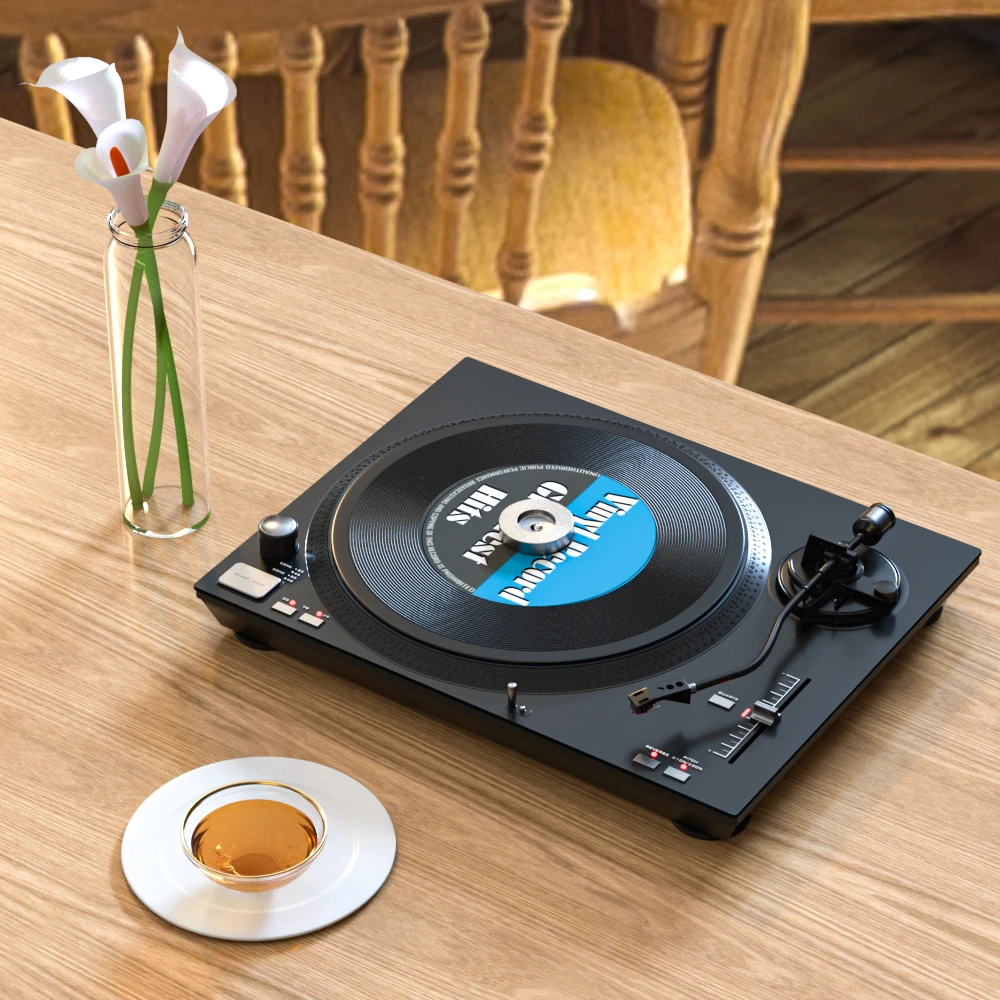 45 RPM แผ่นเสียงอะแดปเตอร์อลูมิเนียม 7 นิ้ว EP บันทึกแผ่นเสียงแผ่นเสียงไวนิล Record Center Adapter