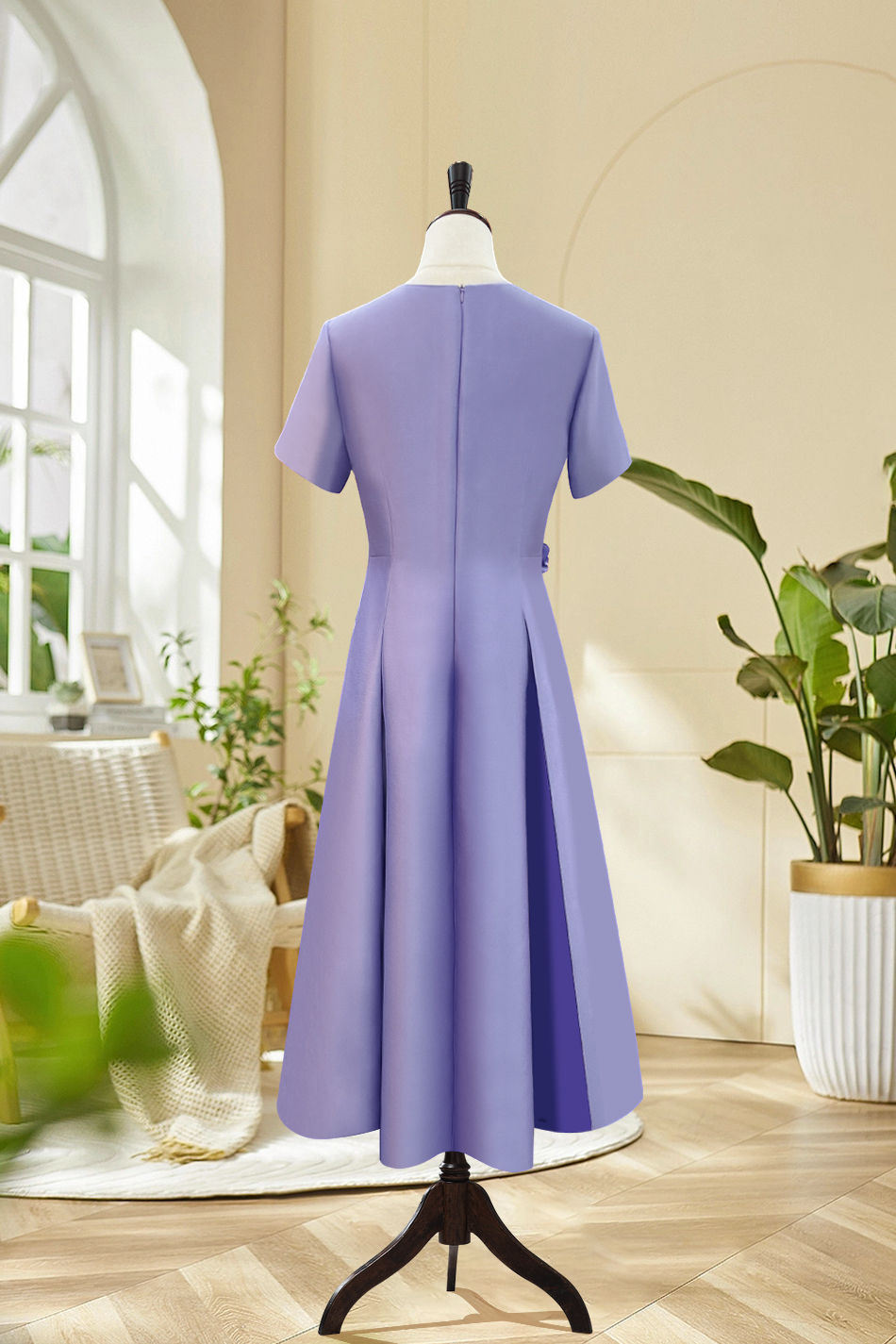 Vestido de fiesta de mujer con temperamento adelgazante