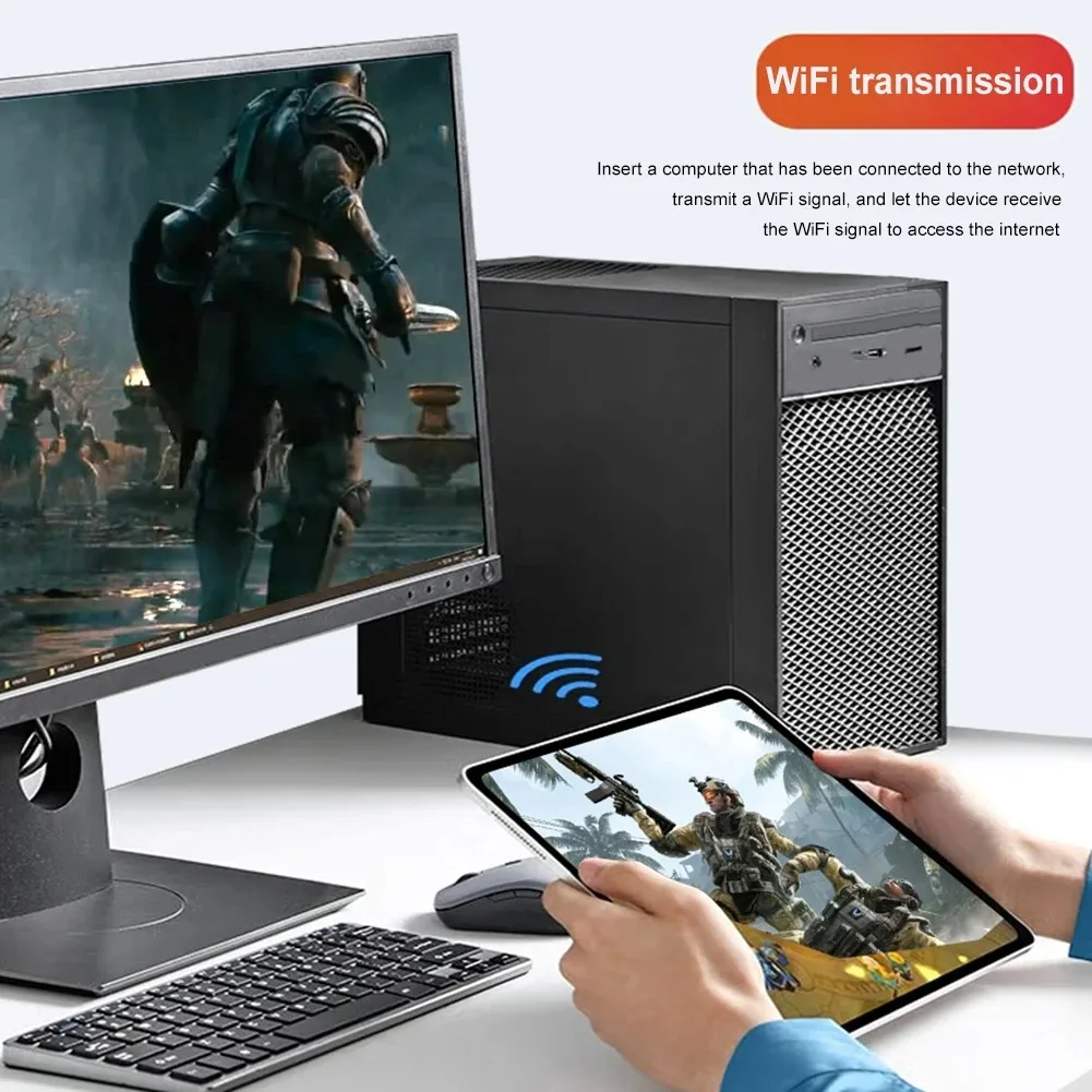 AX900 WiFi 6 USB WiFi Adapter Wireless Ethernet Network Card 2.4G/5GHz Dual Band Drive Free Stable Signal Adapter for PC Laptop