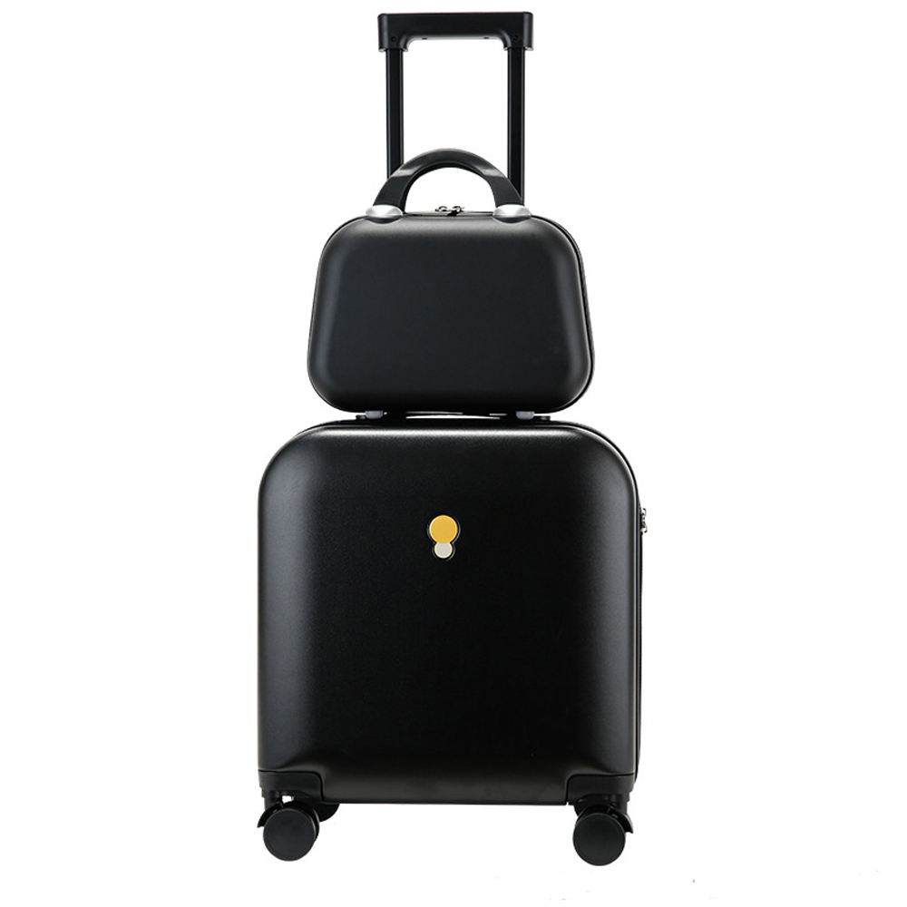 Trolley Case Set Universal Wheel Women Travel Suitcase 18 Inches Luggage With Super Compressive Material ABS+PC