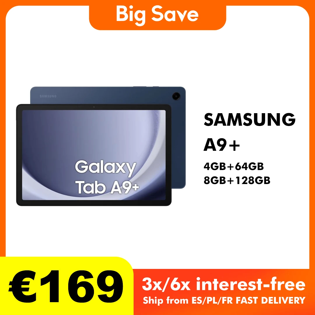 Samsung Galaxy Tab A9+ 5G LTE SM-X216 64GB 128GB 11'' Wi-Fi tablet-pc