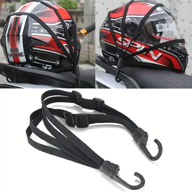 Valigia elastica per moto da 1 pezzo con gancio di sicurezza, trasporto di attrezzi in rete per casco versatile, durevole ed elegante per i viaggi quotidiani