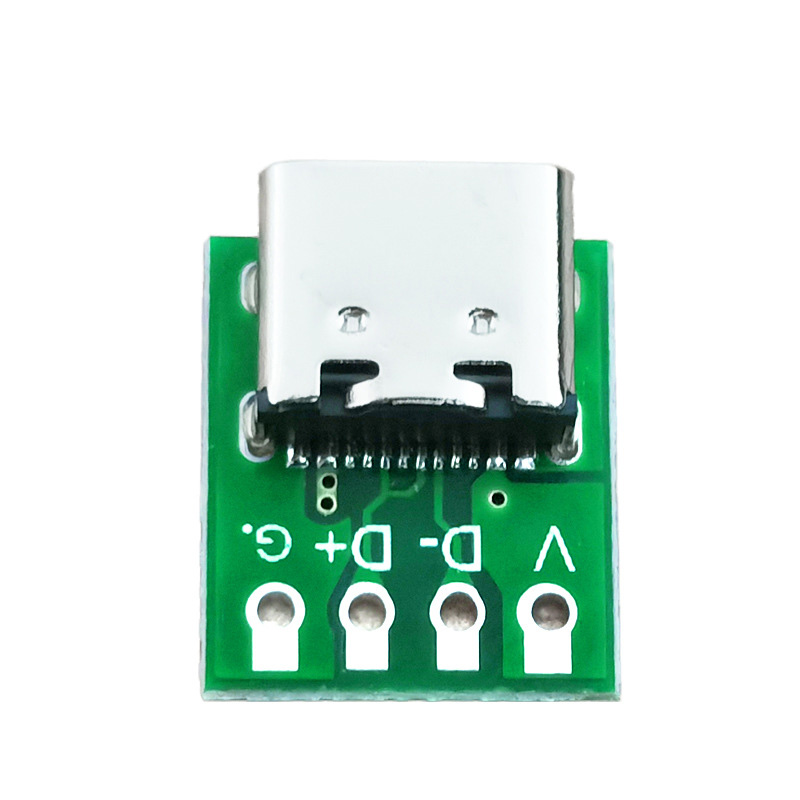 Conector USB 3,1 tipo C, adaptador de placa PCB de prueba de 16 pines, conector 16P para transferencia de Cable de línea de datos, 1/5/10 Uds.