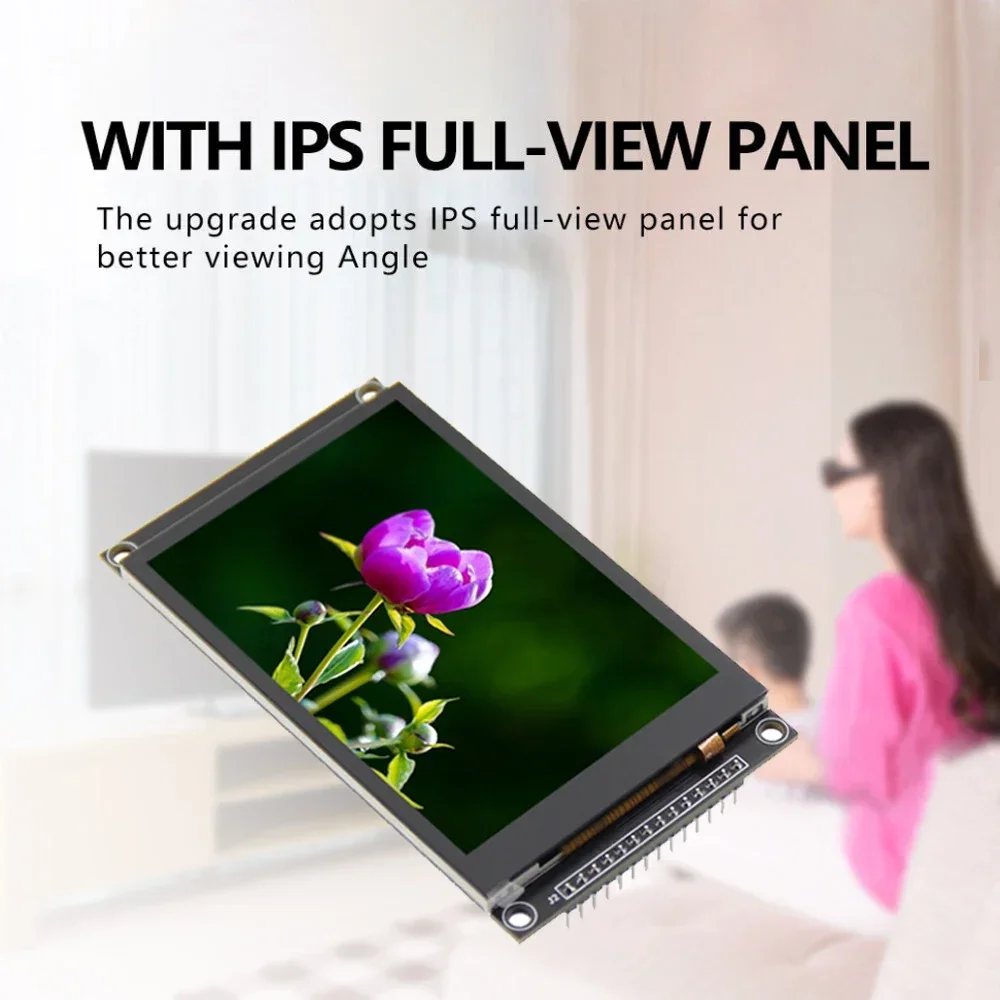 Módulo de pantalla LCD IPS de 3,5 pulgadas, pantalla táctil capacitiva de 480x320, módulo LCD ST7796 TFT SPI para Mega2560/C51/STM32/ESP32/Arduino