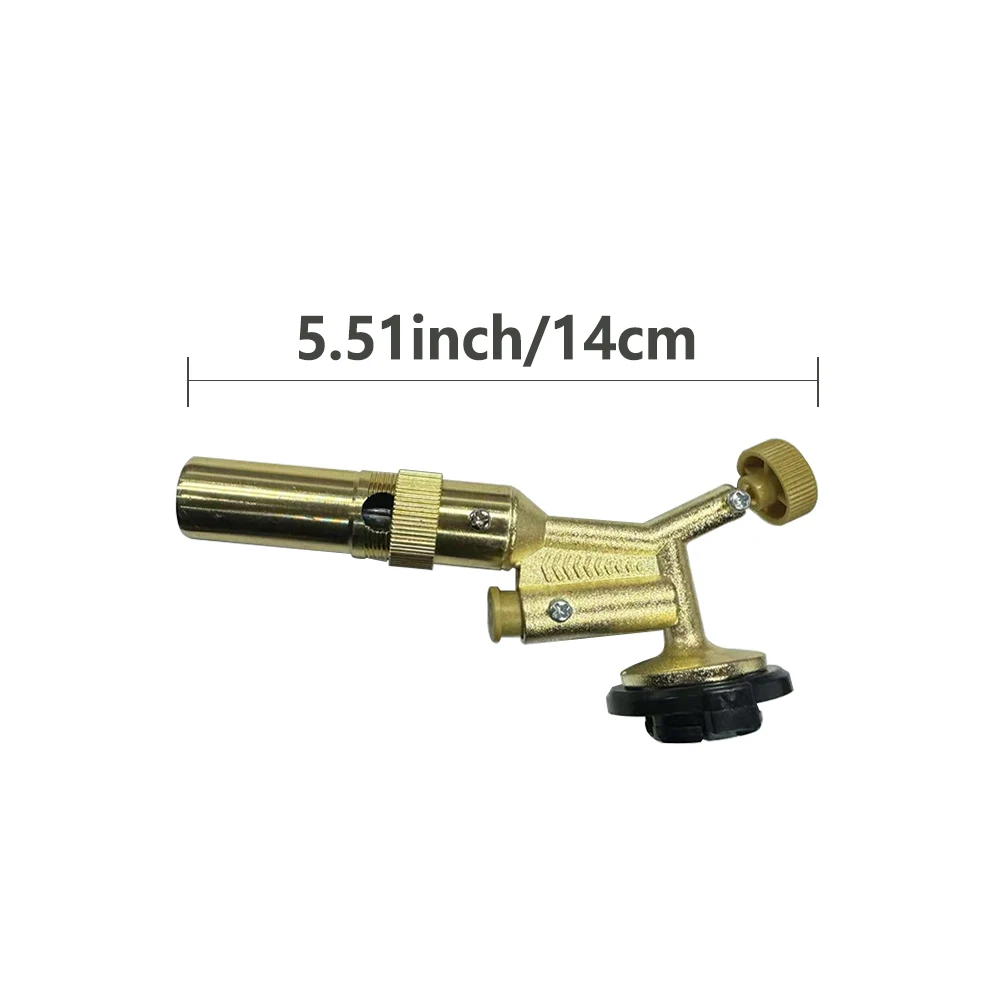Welding Torch Gas Burner Flame Gun High Temperature Brass Copper Gas Torch Brazing Solder Propane Welding Plumbing