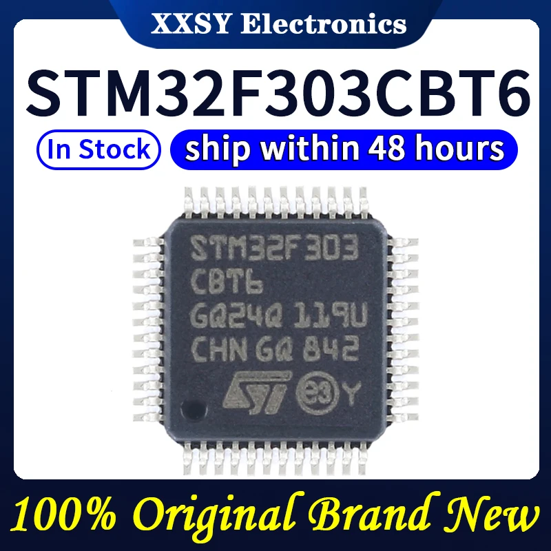 STM32F303CBT6 STM32F303CCT6 STM32F303RBT6 STM32F303RCT6 STM32F303RET6 STM32F303VCT6 STM32F303VET6 En stock 100% Original y nuevo