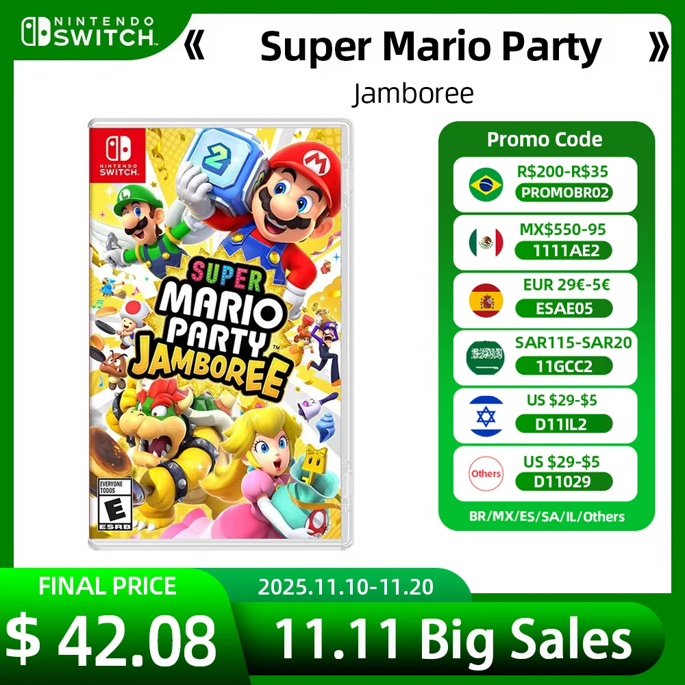 Super Mario Party Jamboree nintendo switch игры, cупер Марио, телефон, игра Nintendo Switch 100%, новая карта физической игры, жанр, настольная игра для Nintendo Switch OLED