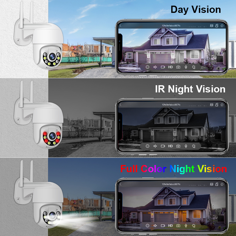 Smar 8CH NVR 5MP Wireless Camera Kit Ai Humman Detect Outdoor 3MP PTZ WiFi Night Vision CCTV Security Surveillance System ICsee