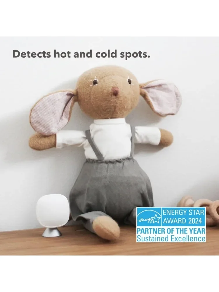 Smart Sensor 2 Pack - Comfort, Security, Energy Savings - Smart Home - Compatible with ecobee Smart Thermostats for Home-Furnitu