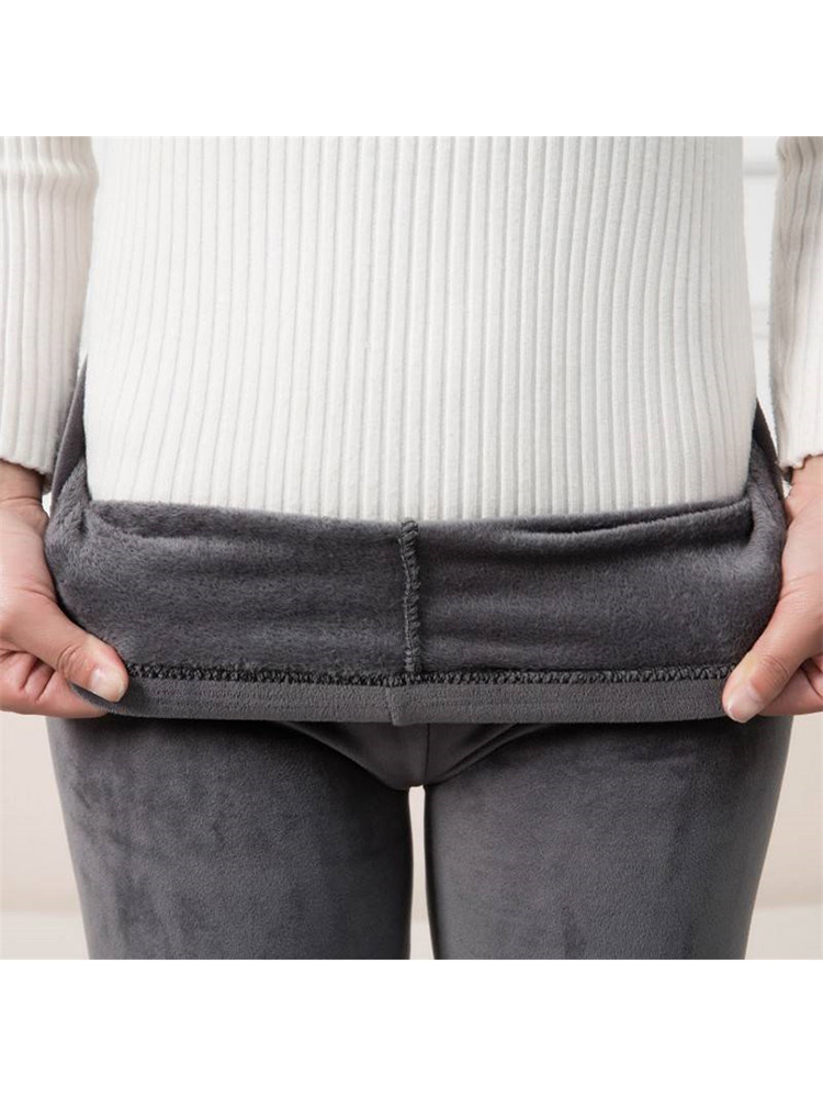 YSDNCHI 冬のベルベットレギンス女性両面暖かいカジュアルズボンペンシルパンツスキニースリムソフト弾性パンツ