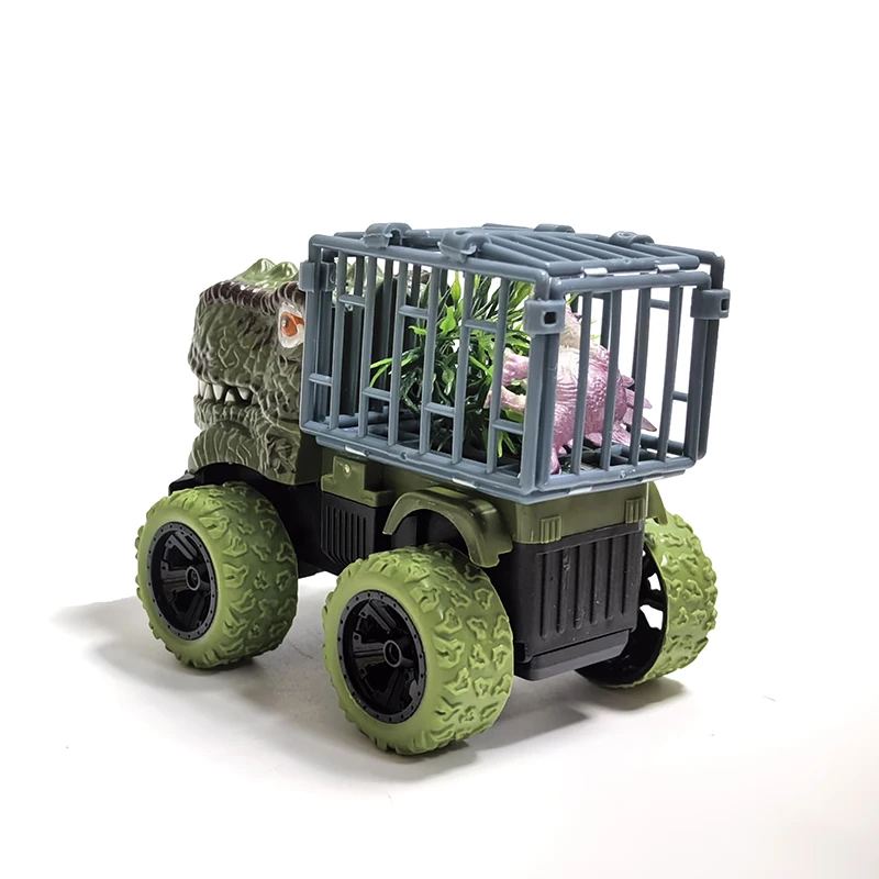 Zabawki samochody inercyjne, dinozaury, ciężarówki, monster trucki, transportery z figurkami dinozaurów dla chłopców, maluchów, gry z dinozaurami T-Rex