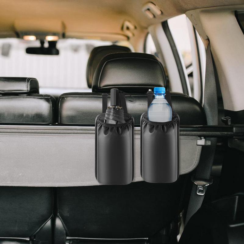 Borsa fissa per estintore per auto Borsa multifunzionale per estintore forte Borsa per supporto per auto Confezione per tazza d'acqua per sedile