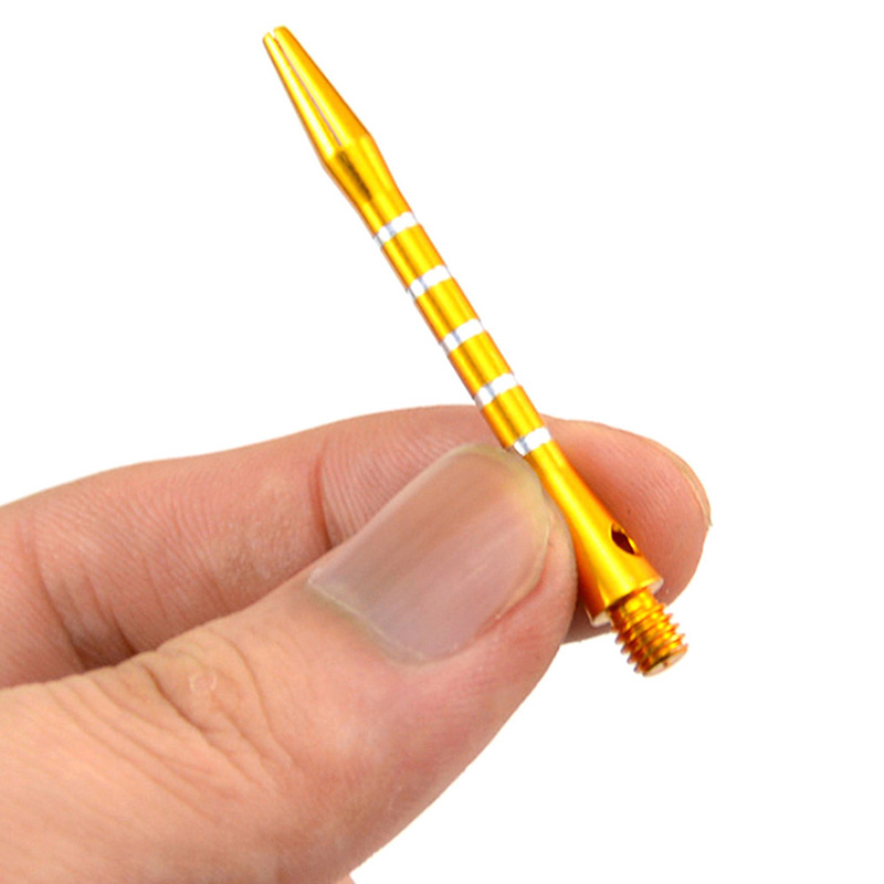 アルミニウム合金ロッド53mm,標準ネジ,ドローイングライン用,金属ロッド,ダーツアクセサリー,6個