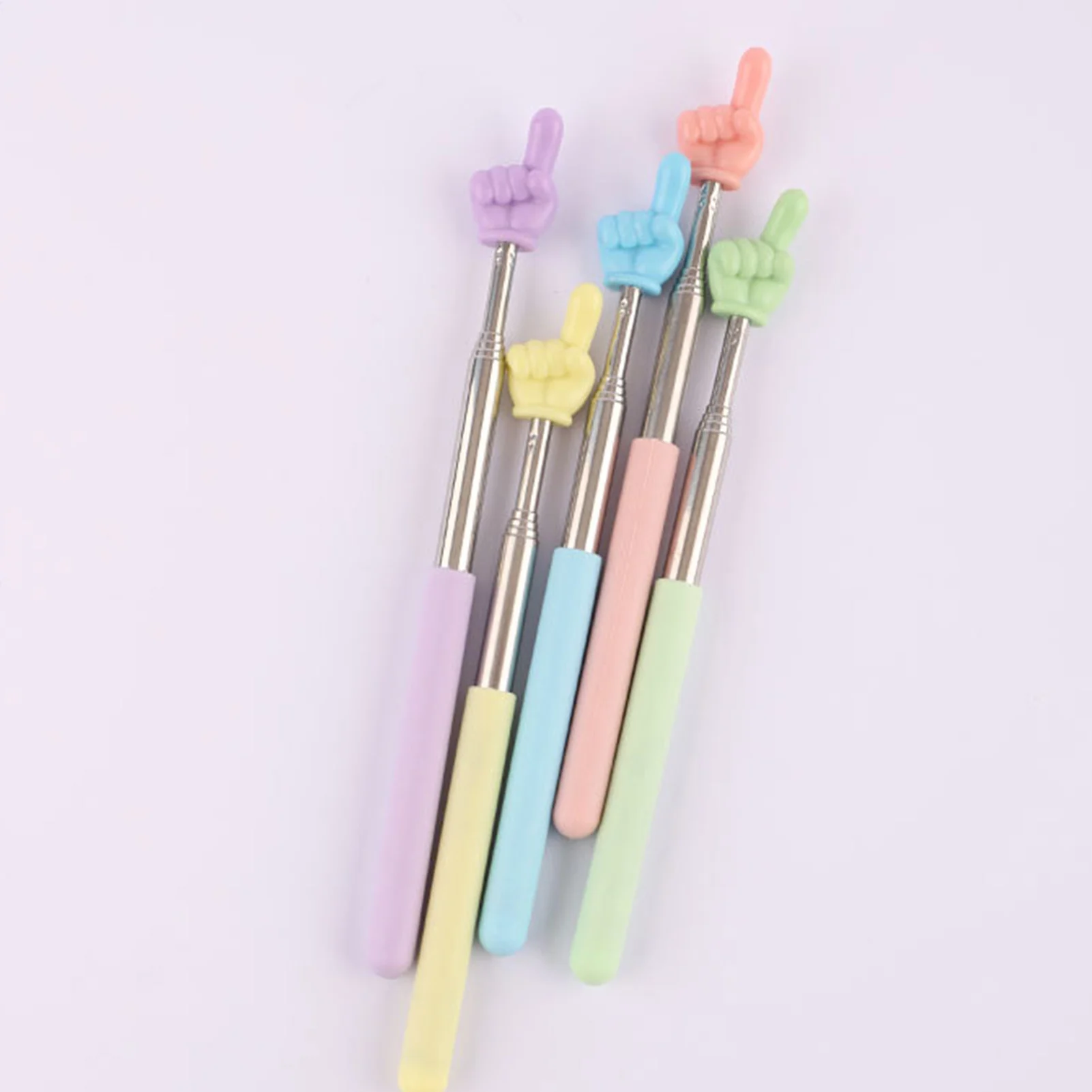 Macaron couleur 68 cm rétractable doigt lecture bâton télescopique enseignant pointeur enseignant main pointeur pour salle de classe enfants lecture