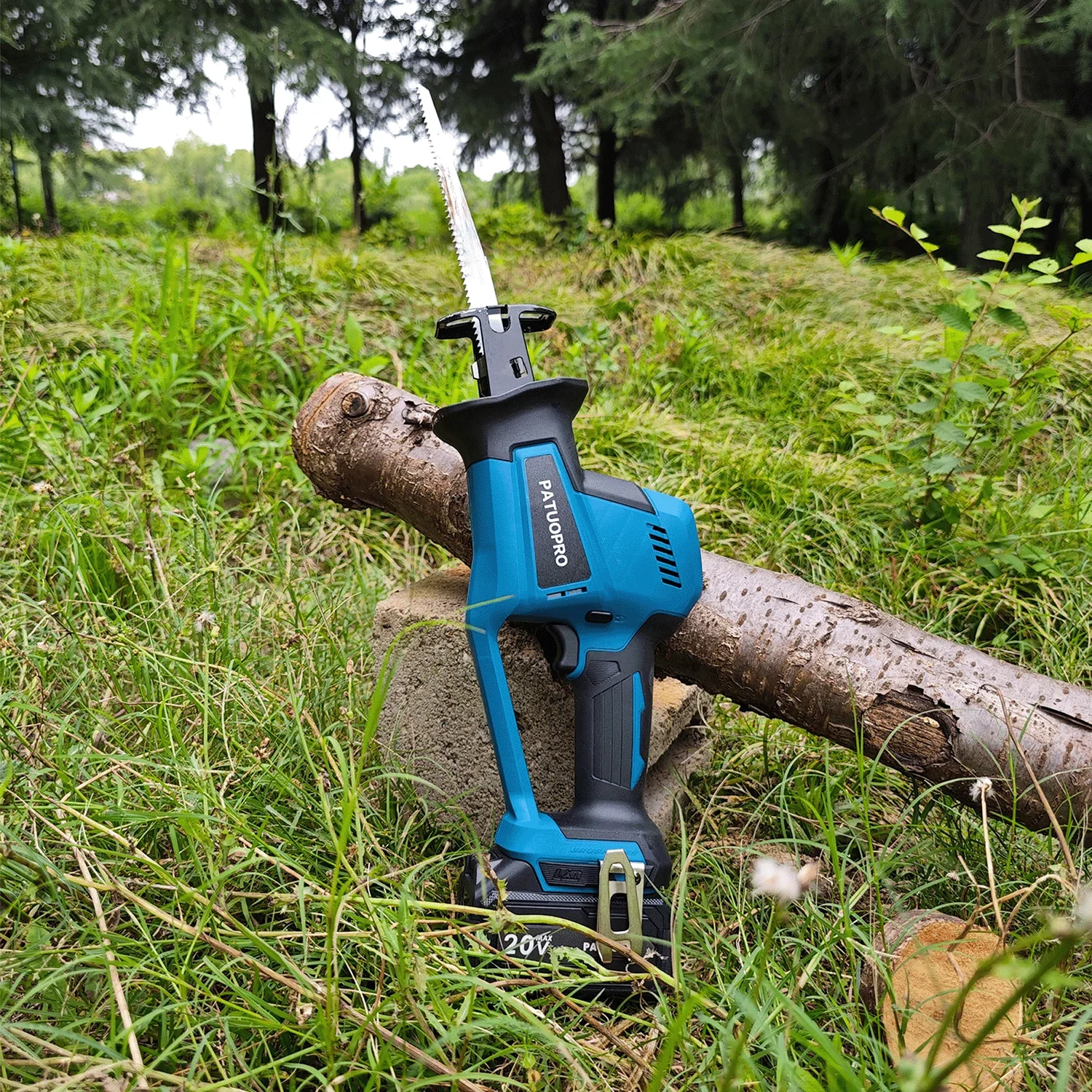 Serra alternativa sem escova sem fio, velocidade ajustável, ferramenta elétrica de corte de tubos de madeira e metal para bateria makita de 18V (sem bateria)