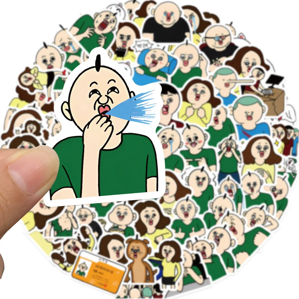 73pcs น่ารักการ์ตูนบาง Tang Tang สติกเกอร์สําหรับเด็กตลกสติ๊กเกอร์กันน้ํา DIY โทรศัพท์แล็ปท็อปเครื่องเขียน Kawaii สติกเกอร์ของเล่น