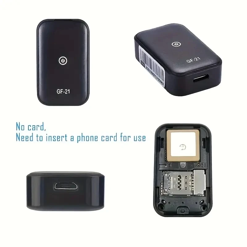 GF21 Mini GPS Real Time Car Tracker Anti-Lost Device Voice Control Recording Locator HD Microphone WIFI+LBS+GPS Pos Locator