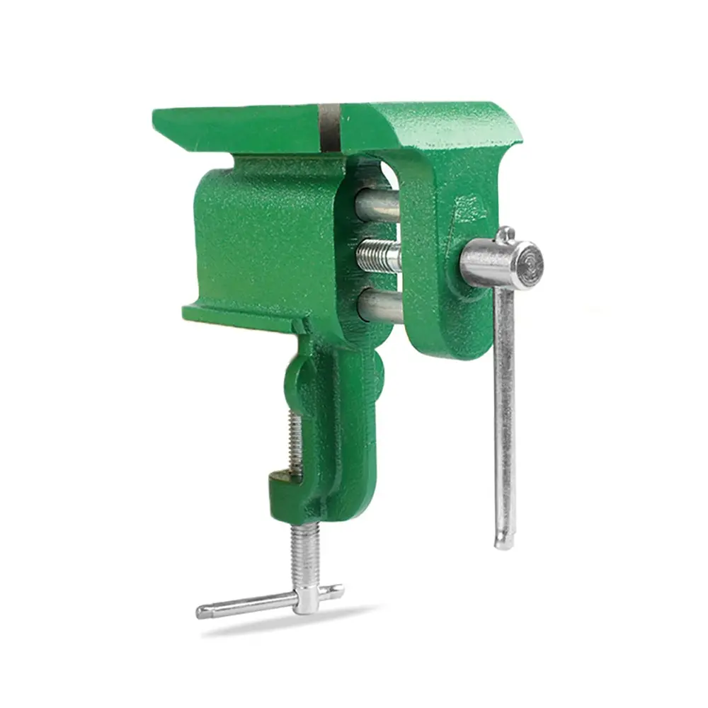 ตาราง Bench Vise Bench Vise Clamp Hobby Multifunctional Vise Clamp-On Bench Vise ขนาดใหญ่ Anvil Mini Hand อุปกรณ์
