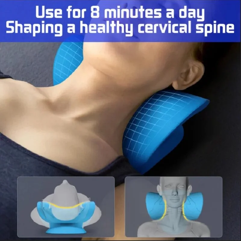 คอไหล่ Stretcher Relaxer ไคโรแพรคติกปากมดลูกอุปกรณ์หมอนสําหรับด้านหลังท้อง Sleeper Remedial หมอน