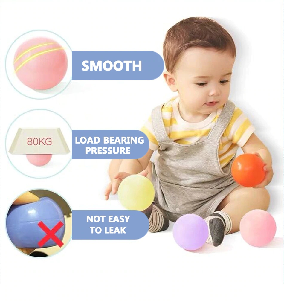 Bola pit ball 5.5cm 100 pçs branco pérola branco bebê oceano bolas de plástico para jogar casa tendas crianças ao ar livre brinquedos