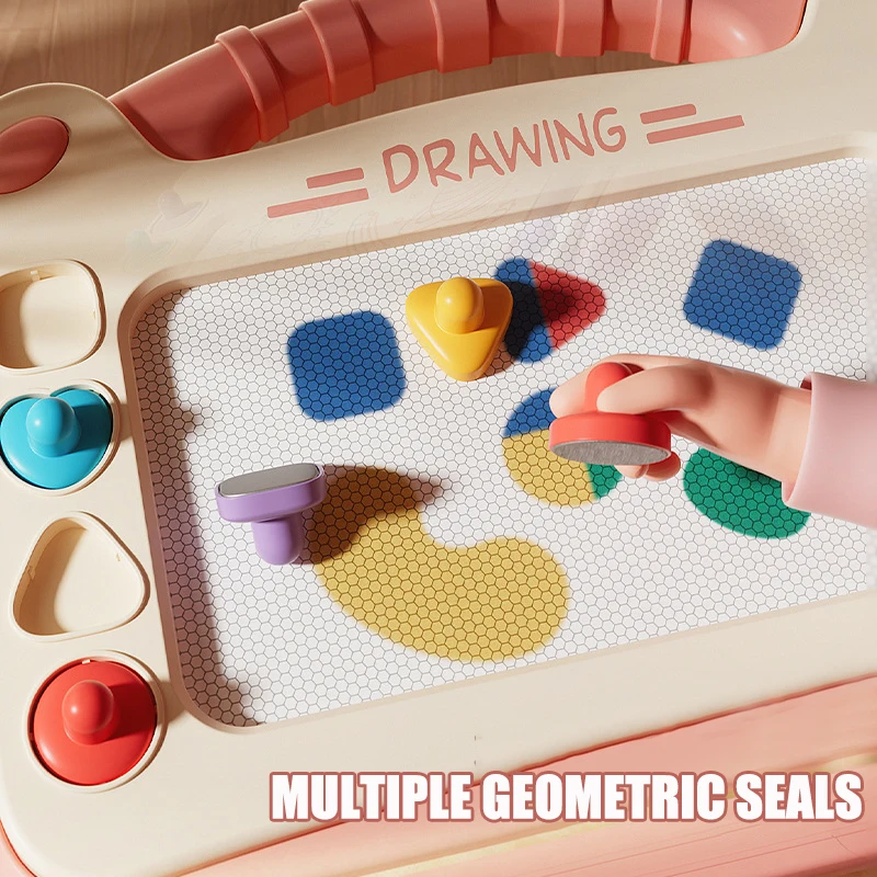 Tablica kreślarska dla dzieci Puzzle dla dzieci Magnetyczna tablica do pisania Zabawka Graffiti Magnetyczna tablica kreślarska Montessori Zabawka dla dzieci