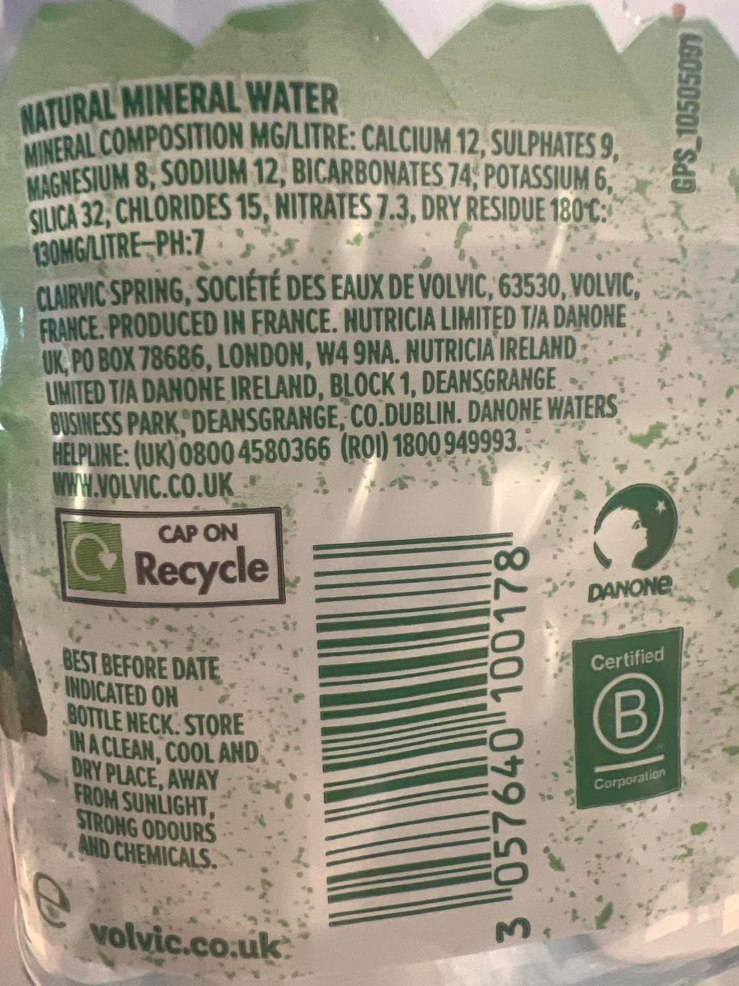 Volvic Water 12* 1.5L